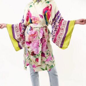 ARATTA TROPICAL MOOD HAND-BEADED KIMONO/TOPPER
